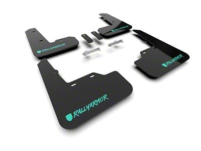 Rally Armor 2022+ Subaru WRX Black UR Mud Flap Altered - MF92-UR-BLK/TL-X