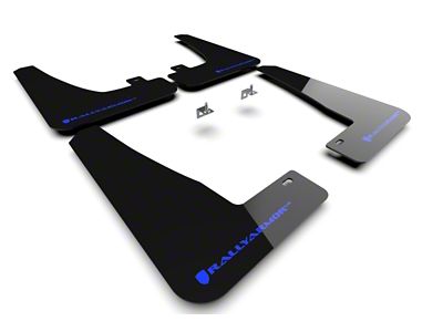 Rally Armor 22-24 Tesla Model X Black UR Mud Flap - MF102-UR-BLK/BL