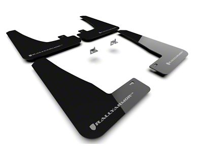 Rally Armor 22-24 Tesla Model X Black UR Mud Flap - MF102-UR-BLK/DGRY