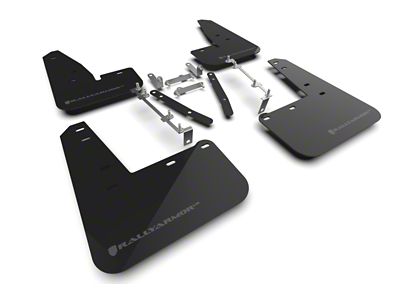 Rally Armor 23-25 Toyota GR Corolla Black UR Mud Flap - MF89-UR-BLK-DGRY