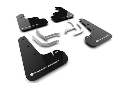 Rally Armor 2024 Subaru Impreza Black UR Mud Flap w/ - MF105-UR-BLK-WH