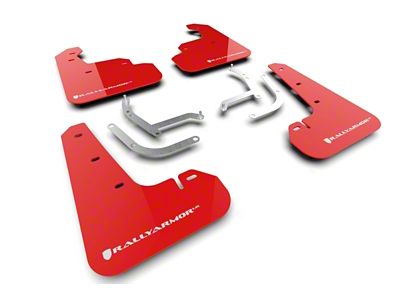Rally Armor 2024 Subaru Impreza Red UR Mud Flap w/ - MF105-UR-RD-WH