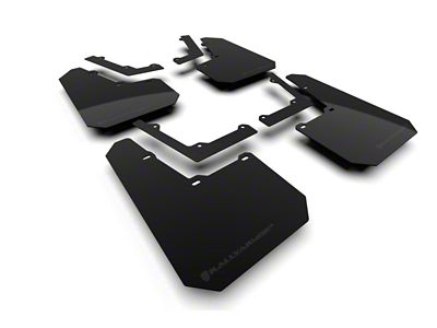 Rally Armor 2024 Tesla Cybertruck Black UR Mud Flap Metallic - MF112-UR-BLK-MBK
