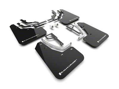 Rally Armor 2025 Hyundai Ioniq 5 N Black Mud Flap - MF117-UR-BLK-WH