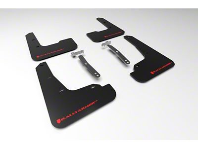 Rally Armor 21-23 Hyundai Elantra Black UR Mud Flap w/Red - MF69-UR-BLK-RD