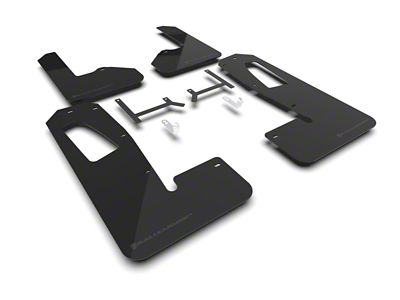 Rally Armor 22-24 Rivian R1S Black UR Mud Flap w/Metallic - MF108-UR-BLK-MBK