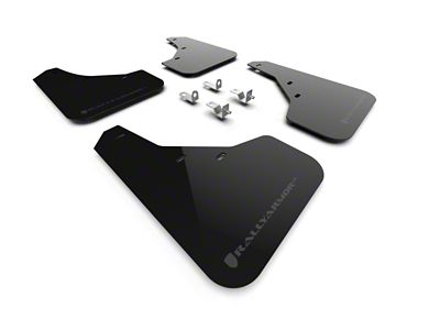 Rally Armor 23-24 Kia Sportage Black UR Mud Flap w/ - MF81-UR-BLK-DGRY