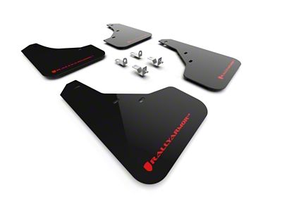 Rally Armor 23-24 Kia Sportage Black UR Mud Flap w/ - MF81-UR-BLK-RD
