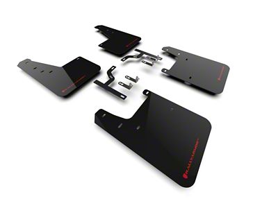 Rally Armor 23-24 Toyota Sequoia Black UR Mud Flap w/ - MF88-UR-BLK-RD