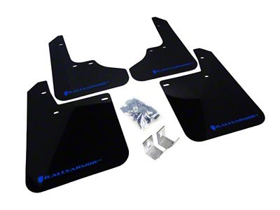 Rally Armor 93-01 Subaru Impreza RS Black UR Mud Flap - MF2-UR-BLK/BL