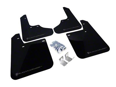 Rally Armor 93-01 Subaru Impreza RS Black UR Mud Flap - MF2-UR-BLK/GRY