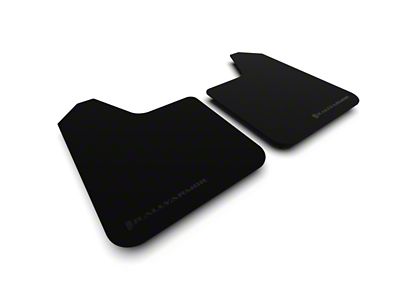 Rally Armor Universal Basic Mud Flap w/ Black Logo - MF12-BAS-BLK-LRT