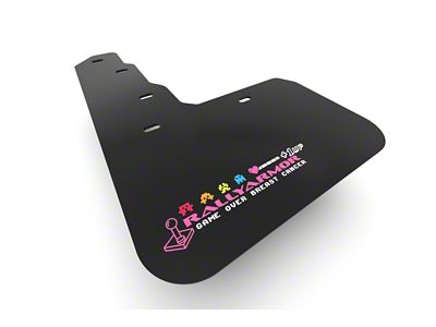 Rally Armor Universal Fit No Hardware/Mounting Holes Black Mud Flap BCE Logo