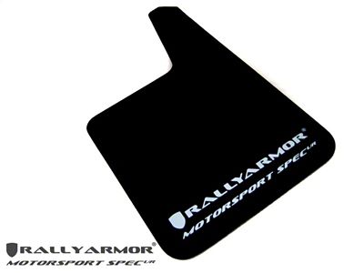 Rally Armor Universal Fit No Hardware Motorsport Spec Black UR - MF20-MSUR-BK/WH