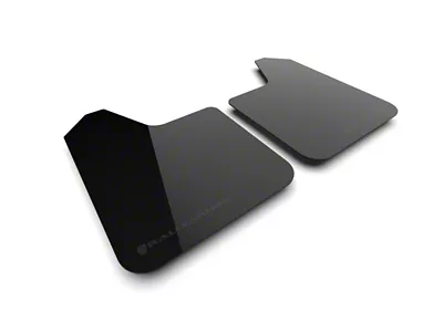 Rally Armor Universal UR Black Mud Flap w/ Metallic Black - MF12-UR-BLK-MBK-LRT