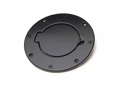 Rampage 1997-2006 Jeep Wrangler TJ Billet Style Gas Cover - Black - 75006