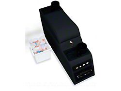 Locking Center Console; Black Denim (76-83 Jeep CJ5)