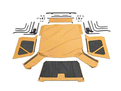 Rampage 1997-2006 Jeep Wrangler TJ Complete Top - Spice Denim - 68817