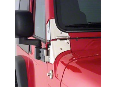 Rampage 1976-1983 Jeep CJ5 Windshield Hinge - Stainless - 7403