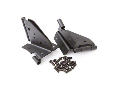 Rampage 1978-1983 Jeep CJ5 Windshield Hinge - Black - 7603