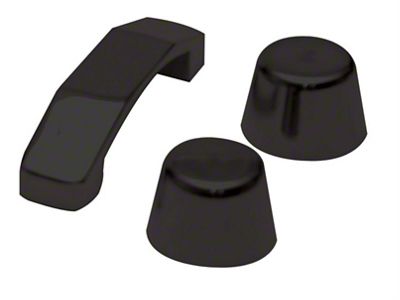 Rampage 1997-2006 Jeep Wrangler TJ Hood Footman Loop - Black - 87611