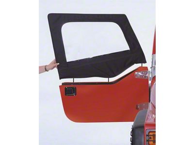 Rampage 1997-2006 Jeep Wrangler TJ Door Skins - Black Diamond - 89735