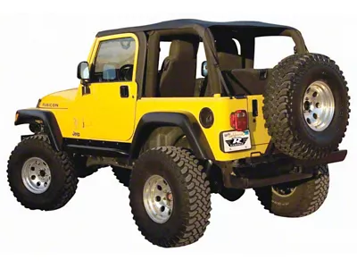 Rampage 1997-2006 Jeep Wrangler TJ Excludes LJ Unlimited Frameless Soft Top - 109535