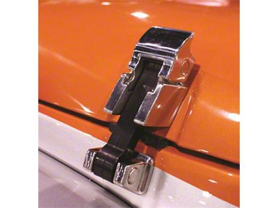 Rampage 2007-2018 Jeep Wrangler JK Hood Catch - Stainless - 74335