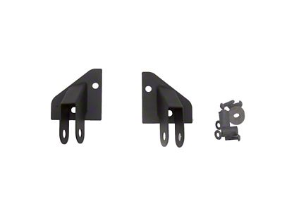 Rampage 1987-1995 Jeep Wrangler YJ Mirror Relocation Brackets - Black - 8685