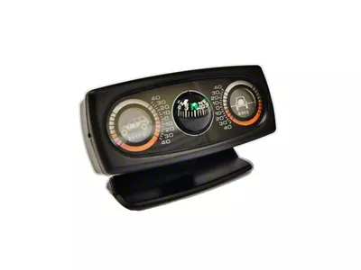 Rampage 1999-2019 Universal Clinometer With Compass - Black - 791006