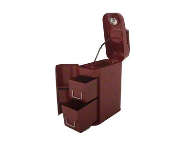 Rampage 1999-2019 Universal Trail Can Utility/Tool Box - Red - 86619