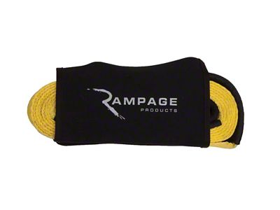Rampage 1955-2019 Universal Recovery Trail Strap 3ftX 30ft - Yellow - 86687