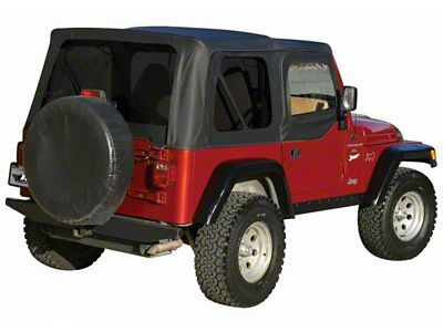 Rampage 1997-2006 Jeep Wrangler TJ OEM Replacement Top - Black Diamond - 912835