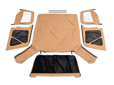 Rampage 1997-2006 Jeep Wrangler TJ OEM Replacement Top - Spice Denim - 912917