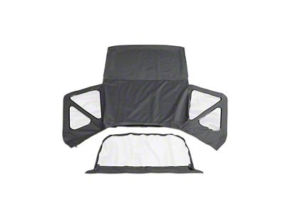Rampage 1988-1994 Geo Tracker Soft Top OEM Replacement - Black - 98715