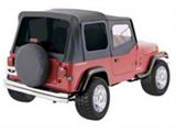 Rampage 1988-1995 Jeep Wrangler YJ OEM Replacement Top - Black Diamond - 99435