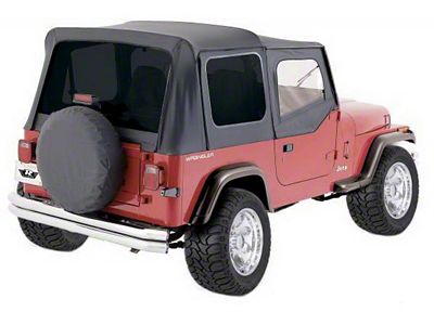 Rampage 1988-1995 Jeep Wrangler YJ OEM Replacement Top - Black Diamond - 99435