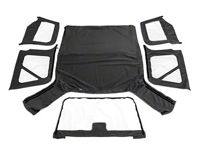 Rampage 1997-2006 Jeep Wrangler TJ OEM Replacement Top - Black Diamond - 99735