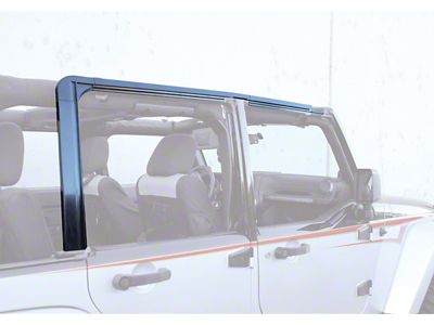 Rampage 2007-2018 Jeep Wrangler JK Unlimited Door Surround Kit - Black - 61098