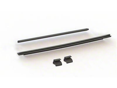 Rampage 2007-2018 Jeep Wrangler JK Tailgate Tonneau Bar Kit - Black - 87135