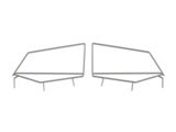 Rampage 1987-1995 Jeep Wrangler YJ Window Frame Only - Black - 89699