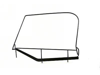Rampage 1997-2006 Jeep Wrangler TJ Window Frame Only - Black - 89799
