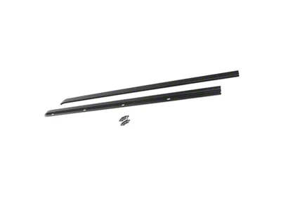 Rampage 1976-1983 Jeep CJ5 Windshield Channel - Black - 901001
