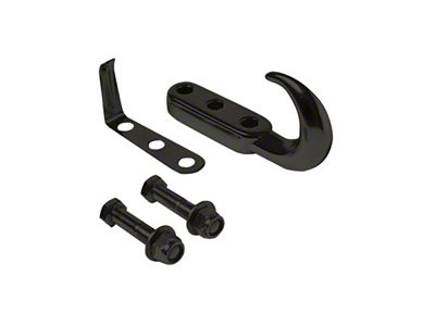 Rampage 1945-1949 Jeep CJ2A Tow Hook Kit - Black - 7605