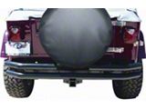 Rampage 1976-1983 Jeep CJ5 Double Tube Rear Bumper - Black - 7648