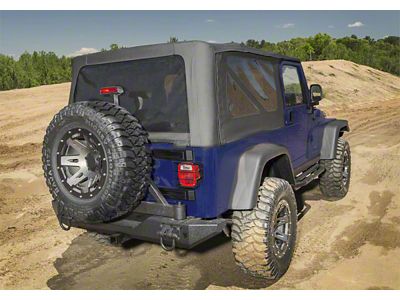 Rampage 04-06 Jeep Wrangler TJ Unlimited OEM Replacement Soft Upper Doors - 99635