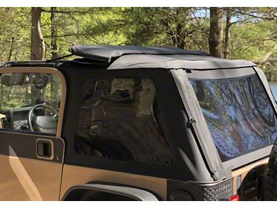 Rampage 18-21 Jeep Wrangler JL Unlimited Frameless TrailView Fastback Soft - 139535