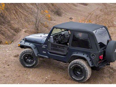 Rampage 97-06 Jeep Wrangler TJ Frameless Trail Soft Top Kit - 106535