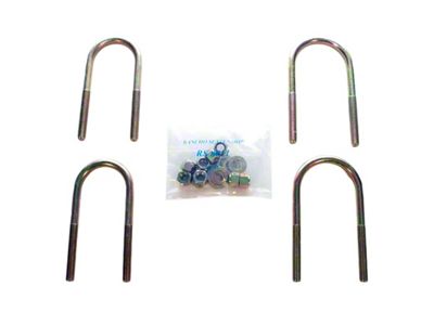 Rancho 87-95 Jeep Wrangler Front U-Bolt Kit - RS720
