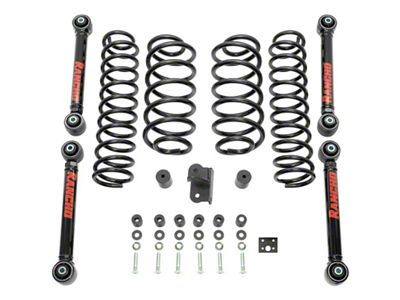 Rancho 97-06 Jeep TJ Front and Rear RS6503B Suspension System - RS6503B